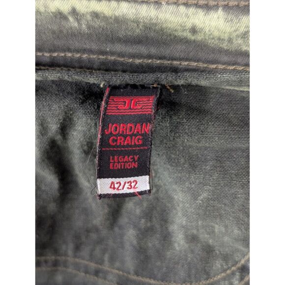 Jordan Craig Aaron Legacy Edition Green Embellished Jeans Men's Size 42x32 - Picture 15 of 15